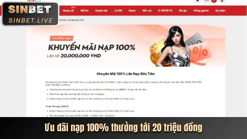 Ưu đãi chào mừng K89XS